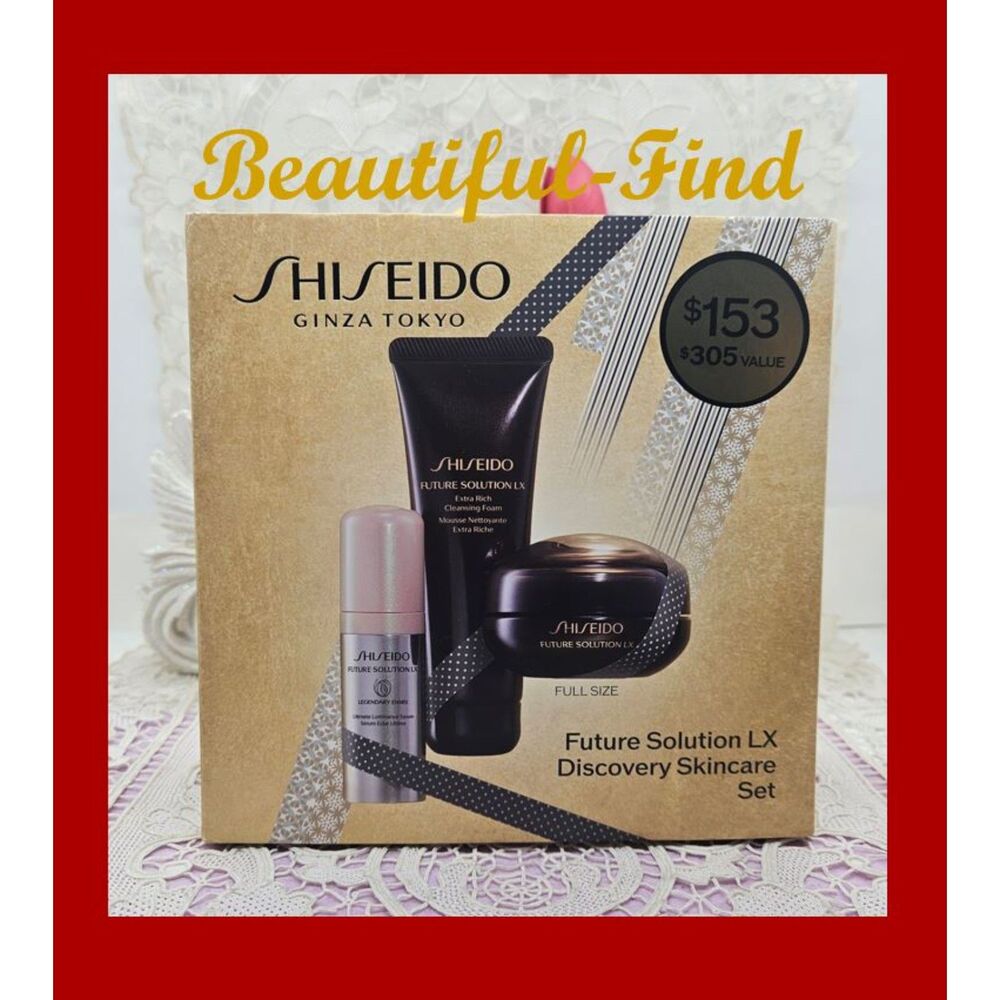 Shiseido Future Solution LX. Discovery Skincare Set - 3 Pcs. NIB